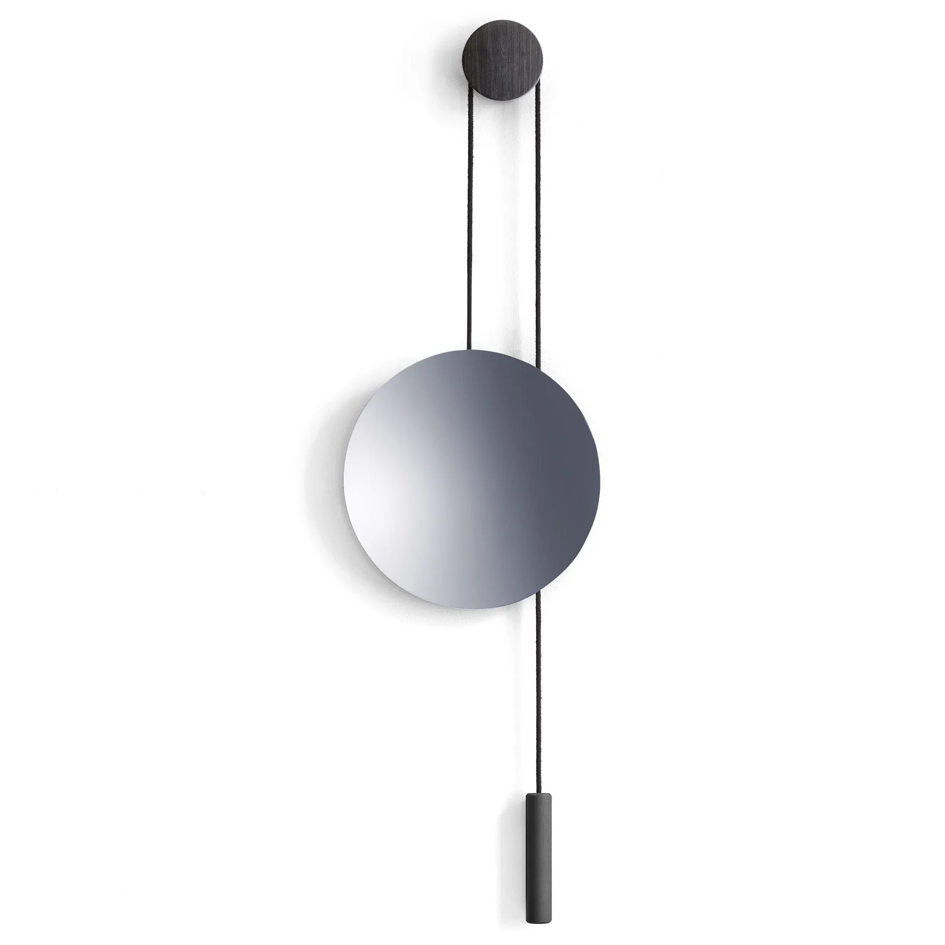 Espejo Rise and Shine, Burned oak-steel weight New Works