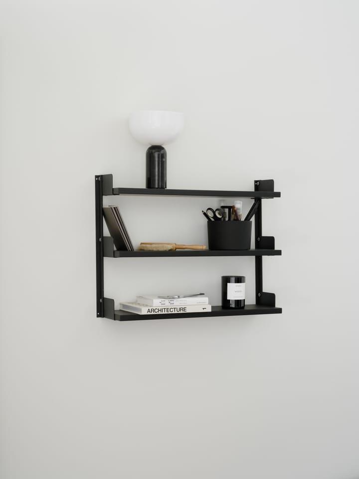 Estantería de pared New Works Tea Shelf 46x62,5 cm - Fresno negro - New Works