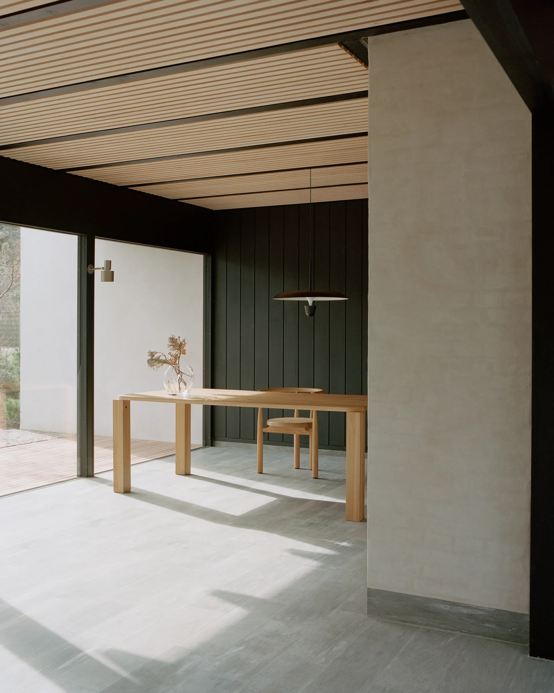 Lámpara colgante Kantarell Ø55 cm, Negro New Works