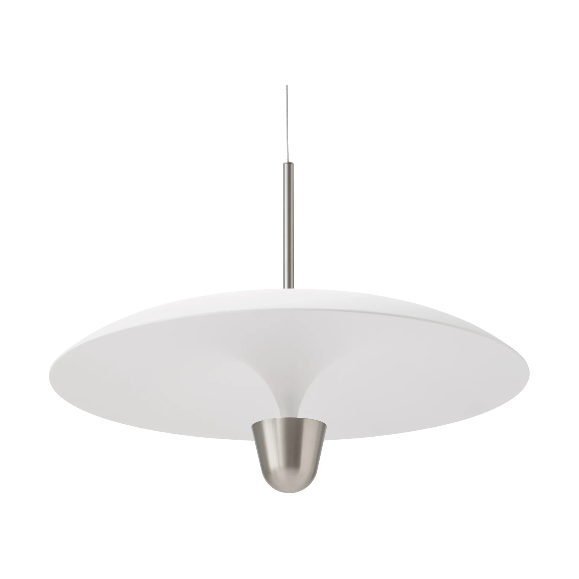 Lámpara colgante Kantarell Ø55 cm, Niquelado New Works
