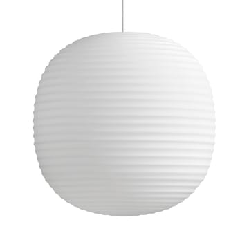 Lámpara colgante Lantern large - Frosted White opal glass - New Works