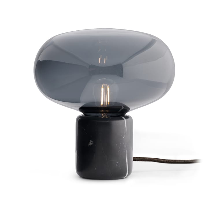 Lámpara de mesa Karl-Johan - Black marquina-smoked glass - New Works