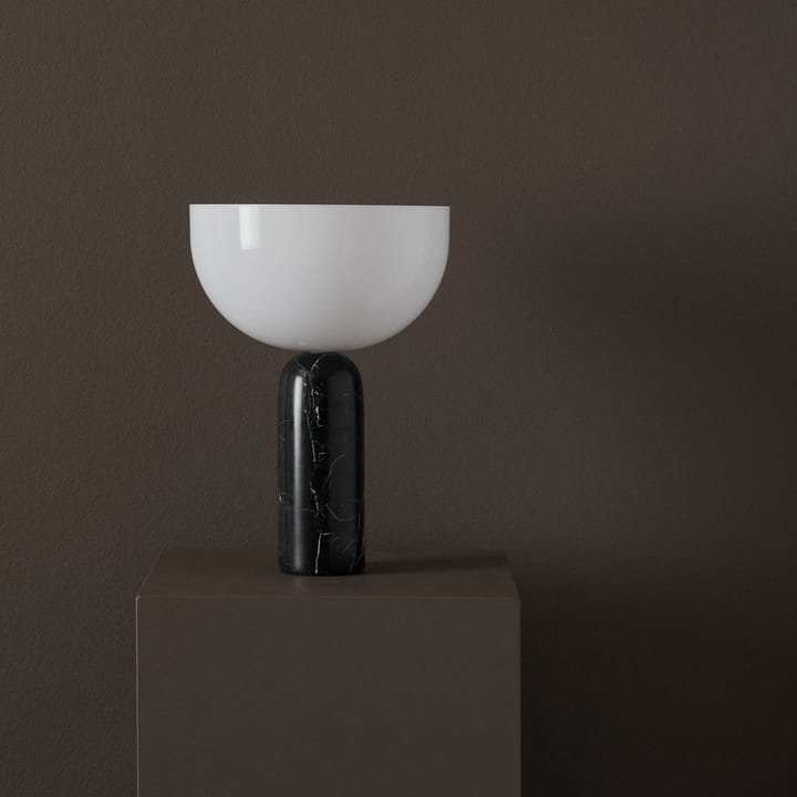 Lámpara de mesa Kizu small, Black marble New Works
