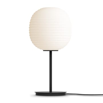 Lámpara de mesa Lantern small - Frosted White opal glass - New Works