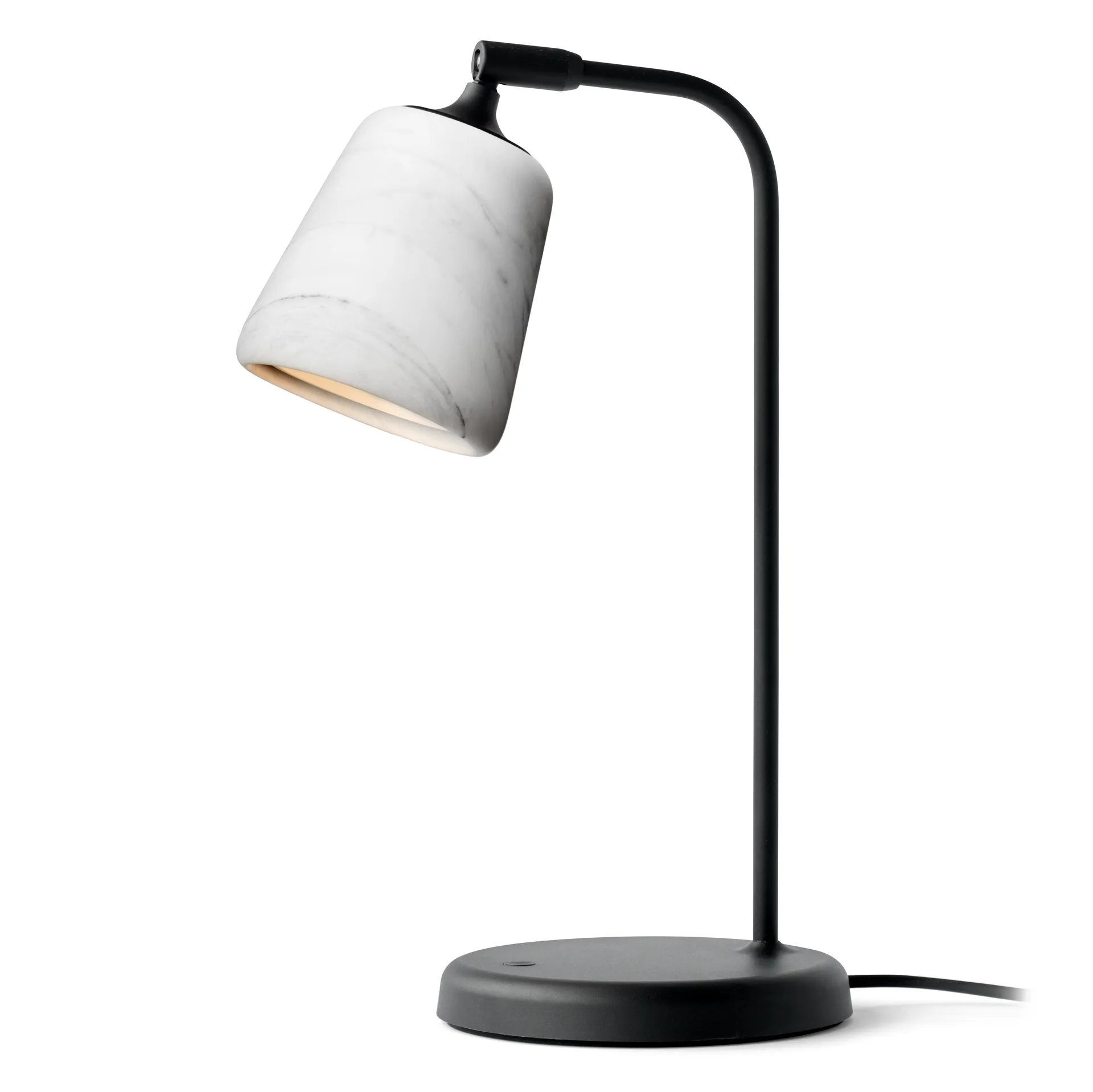 Lámpara de mesa Material, White marble New Works