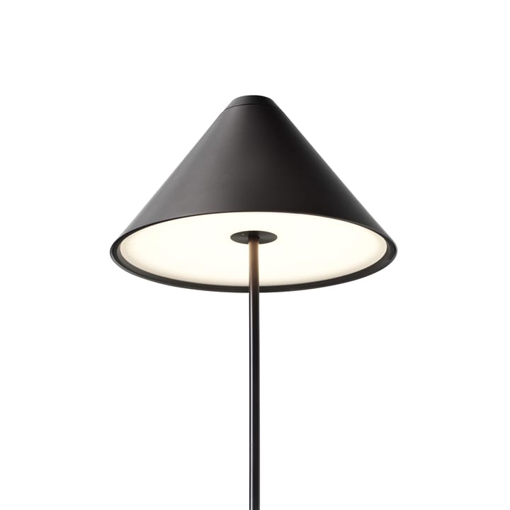 Lámpara de mesa portátil Brolly, Steel black New Works