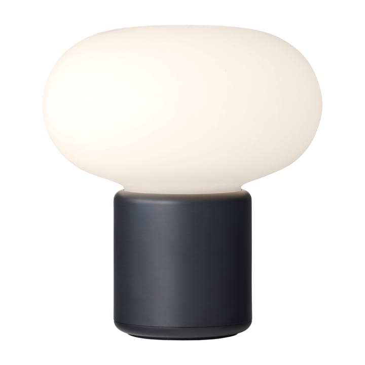 Lámpara de mesa portátil Karl-Johan, Cold black New Works