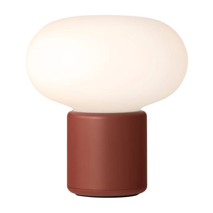 Lámpara de mesa portátil Karl-Johan, Earth red New Works