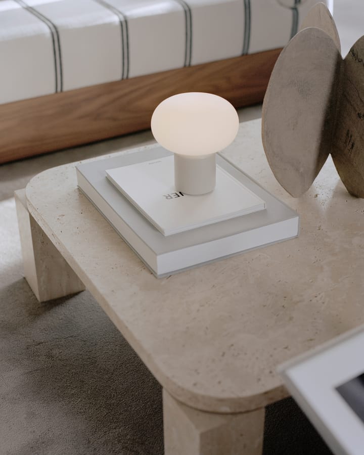 Lámpara de mesa portátil Karl-Johan, Light grey New Works