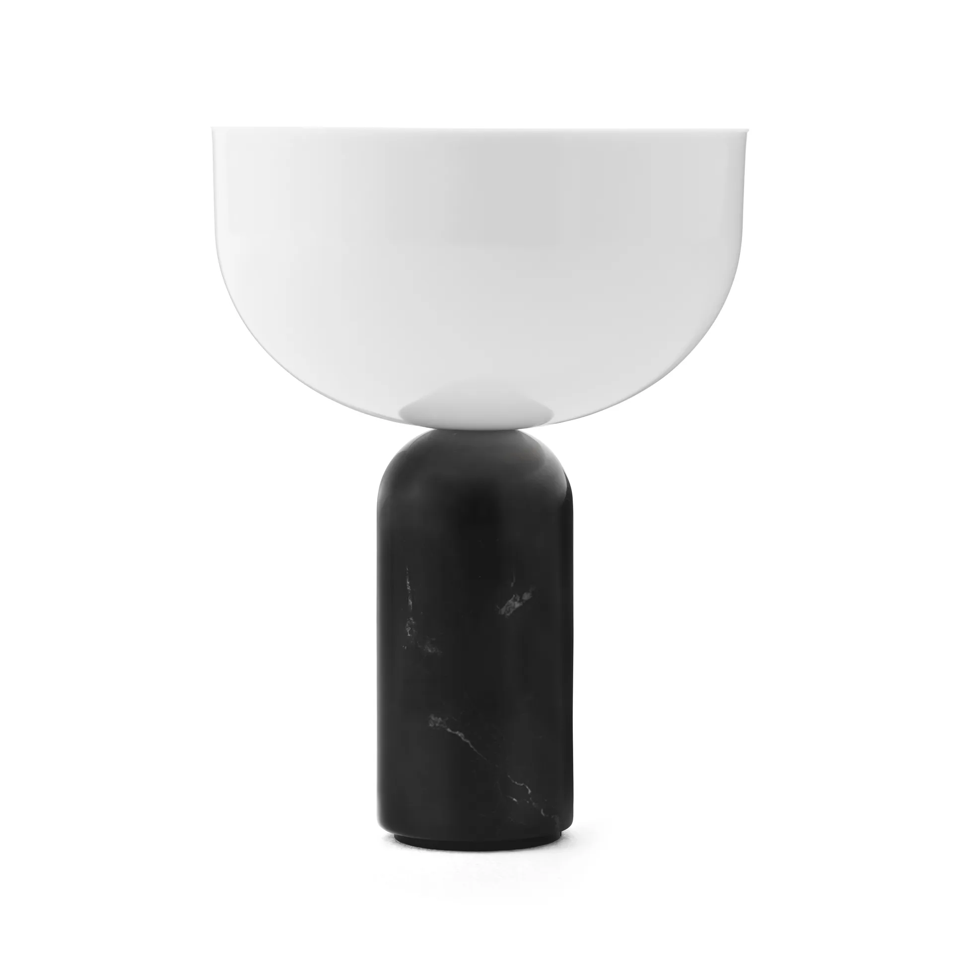 Lámpara de mesa portátil Kizu, Black marble New Works
