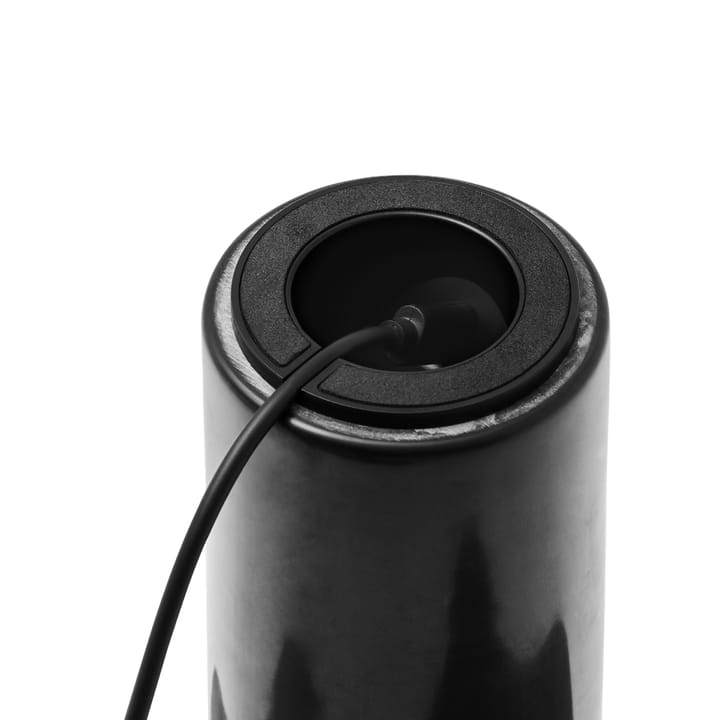 Lámpara de mesa portátil Kizu, Black marble New Works