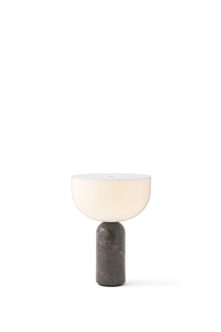 Lámpara de mesa portátil Kizu, Gris du marais New Works