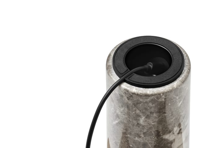 Lámpara de mesa portátil Kizu, Gris du marais New Works
