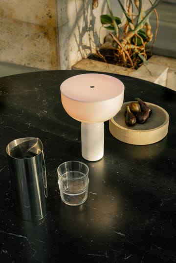 Lámpara de mesa portátil Kizu - White marble - New Works