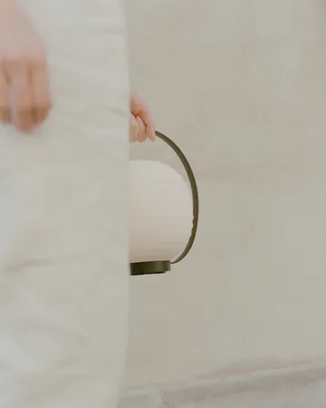 Lámpara de mesa portátil Lantern 23x18 cm - Negro - New Works