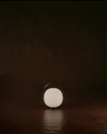 Lámpara de mesa portátil Lantern 23x18 cm - Negro - New Works