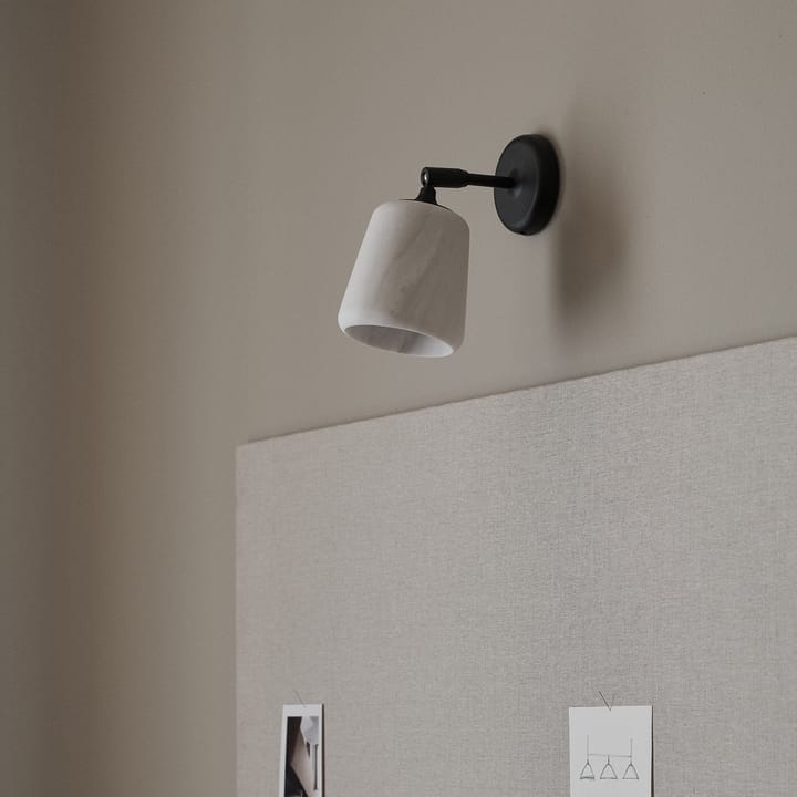 Lámpara de pared Material, White marble New Works