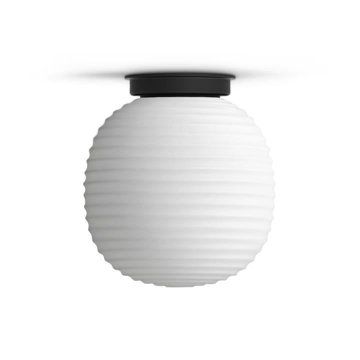Lámpara de techo Lantern small, Frosted White opal glass New Works