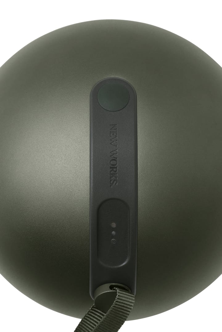 Lámpara portátil Sphere, Deep green New Works