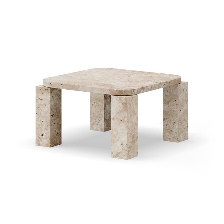 Mesa de centro Atlas 60x60 cm, Travertino sin relleno New Works