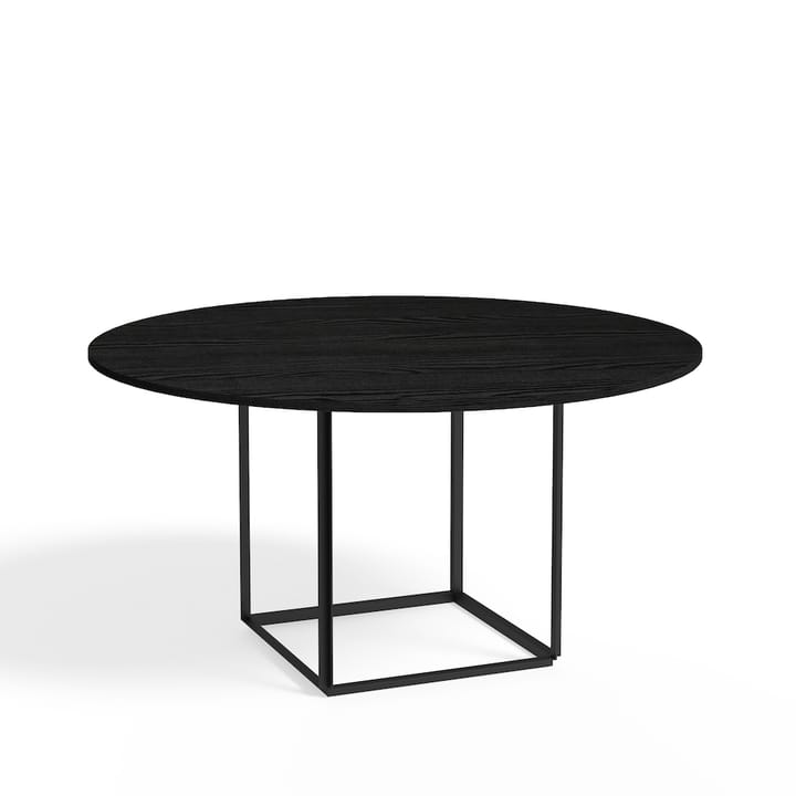 Mesa de comedor Florence redonda  - Fresno negro-ø145 cm-soporte negro - New Works