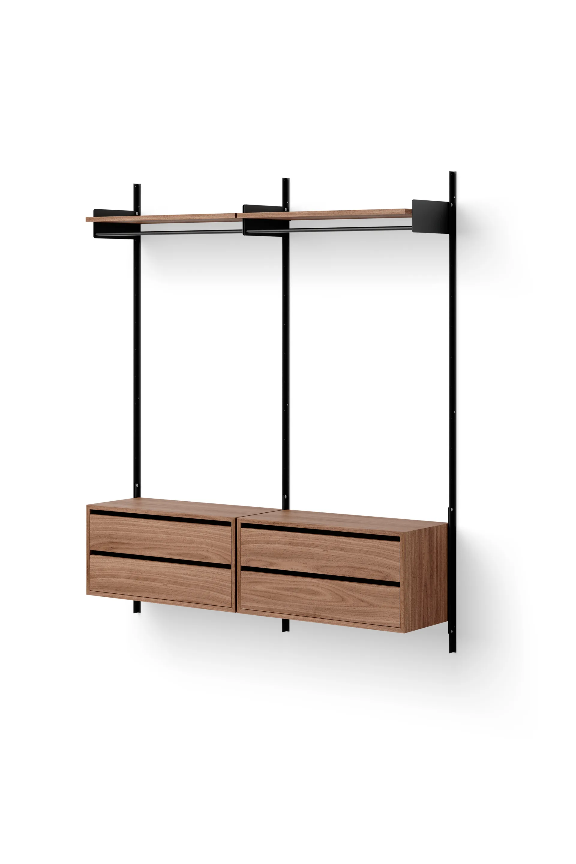 Sección de cajones New Works 79x35 cm, Nogal New Works