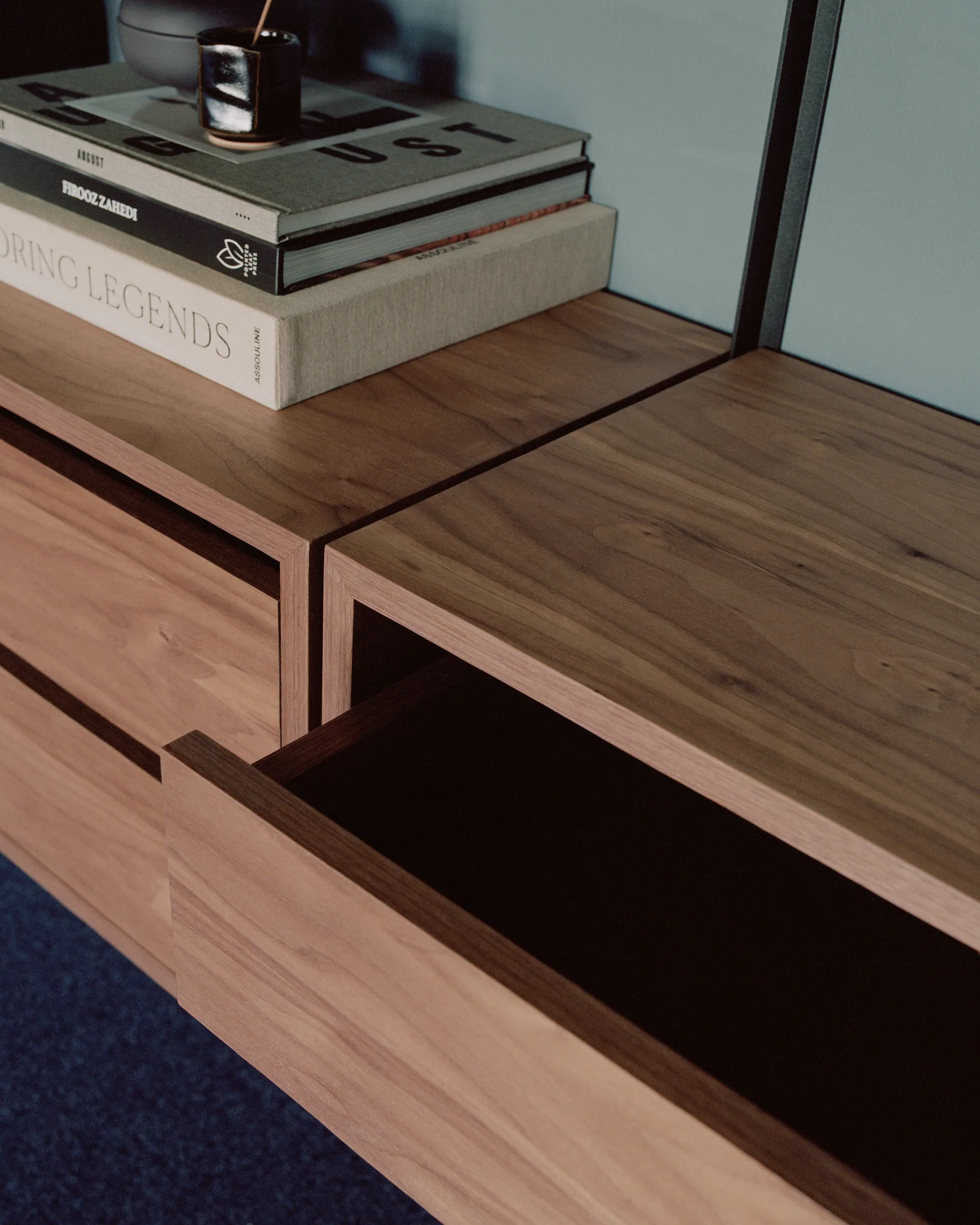 Sección de cajones New Works 79x35 cm, Nogal New Works