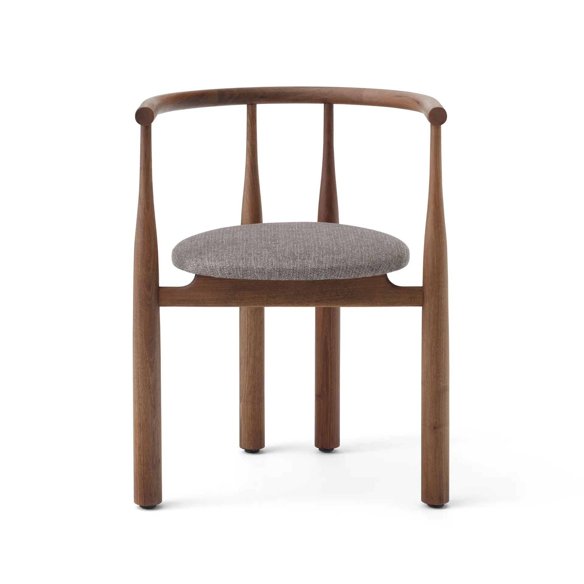 Silla con reposabrazos Bukowski, Carnarvon 022-nogal New Works