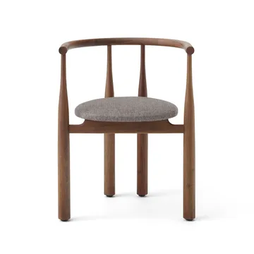 Silla con reposabrazos Bukowski - Carnarvon 022-nogal - New Works