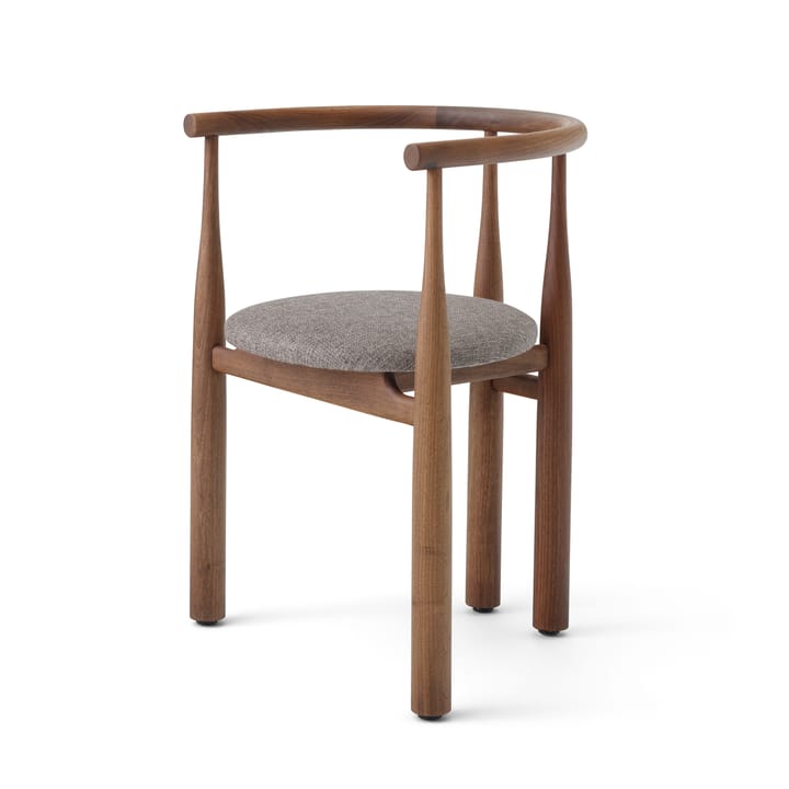Silla con reposabrazos Bukowski, Carnarvon 022-nogal New Works