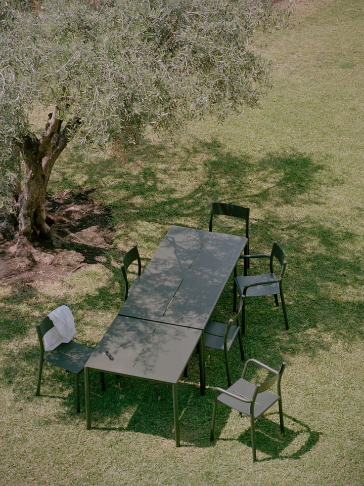 Silla con reposabrazos May Armchair Outdoor - Dark Green - New Works