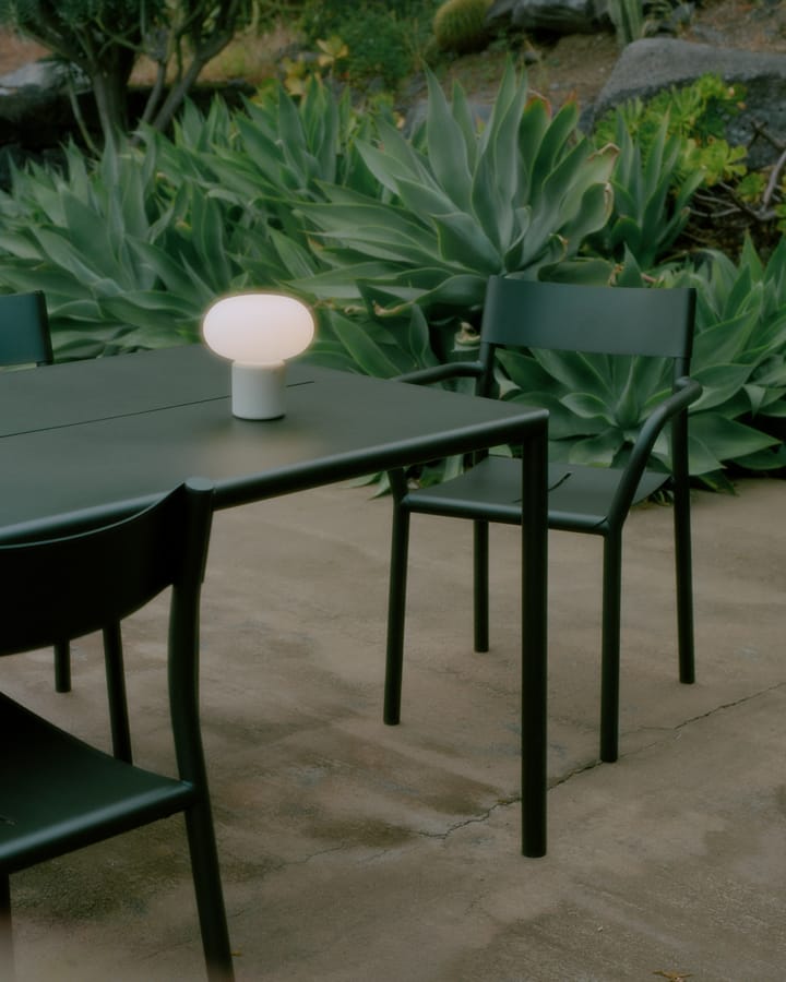 Silla con reposabrazos May Armchair Outdoor, Dark Green New Works