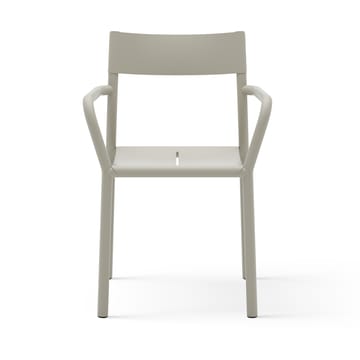 Silla con reposabrazos May Armchair Outdoor - Light Grey - New Works