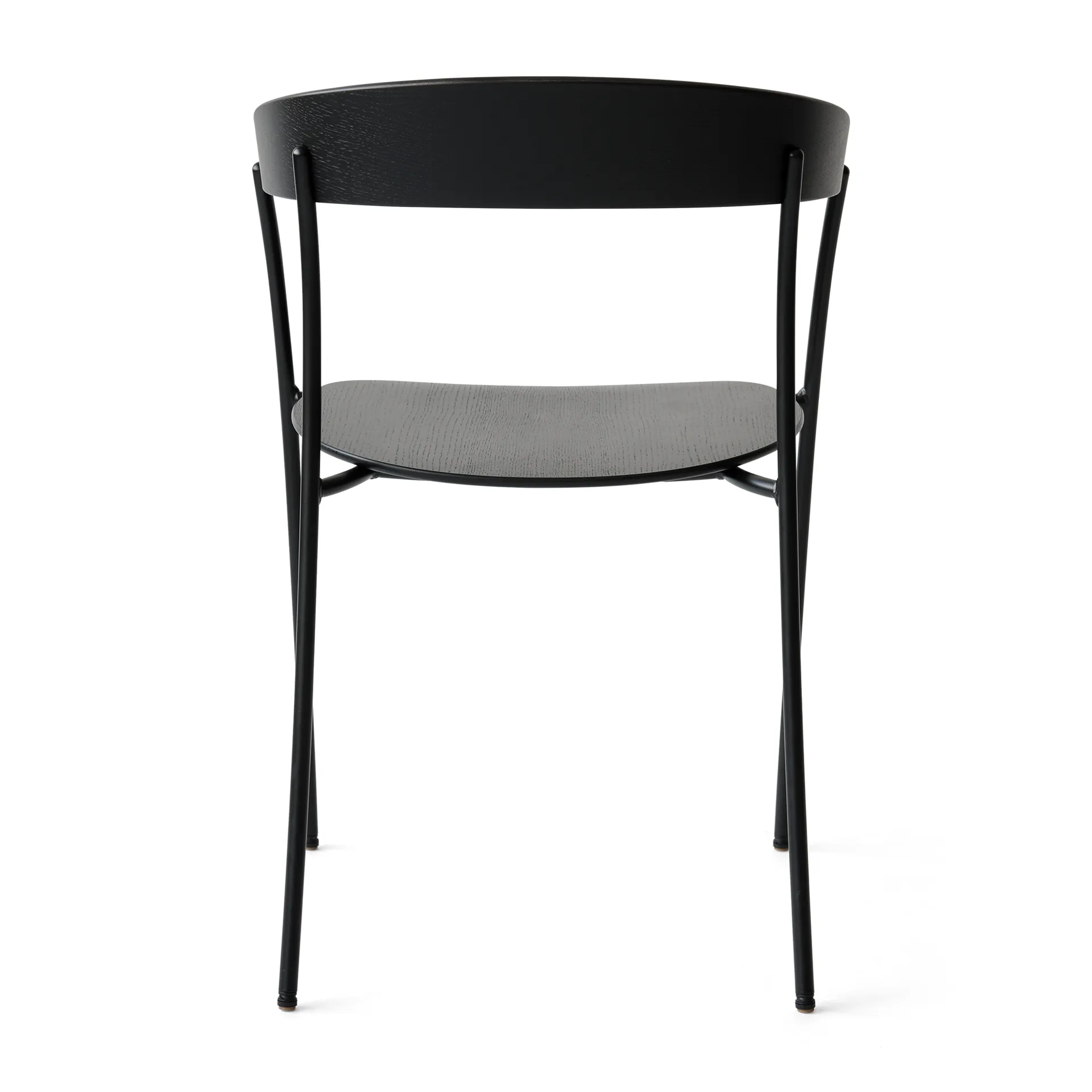 Silla con reposabrazos Missing, Fresno negro New Works