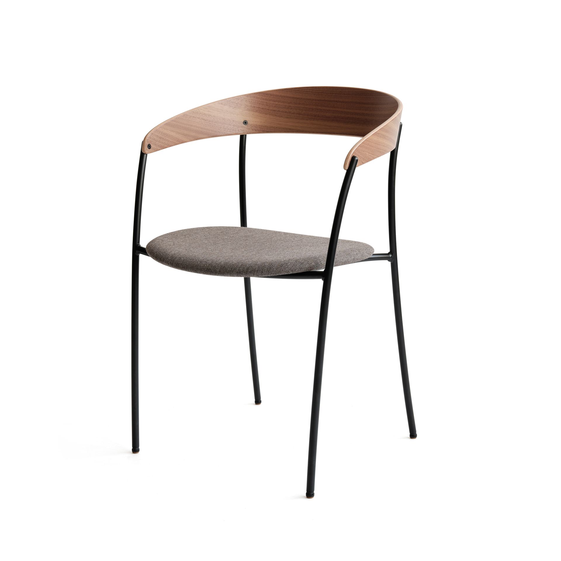 Silla con reposabrazos Missing, Nogal-Molly 2 170 New Works