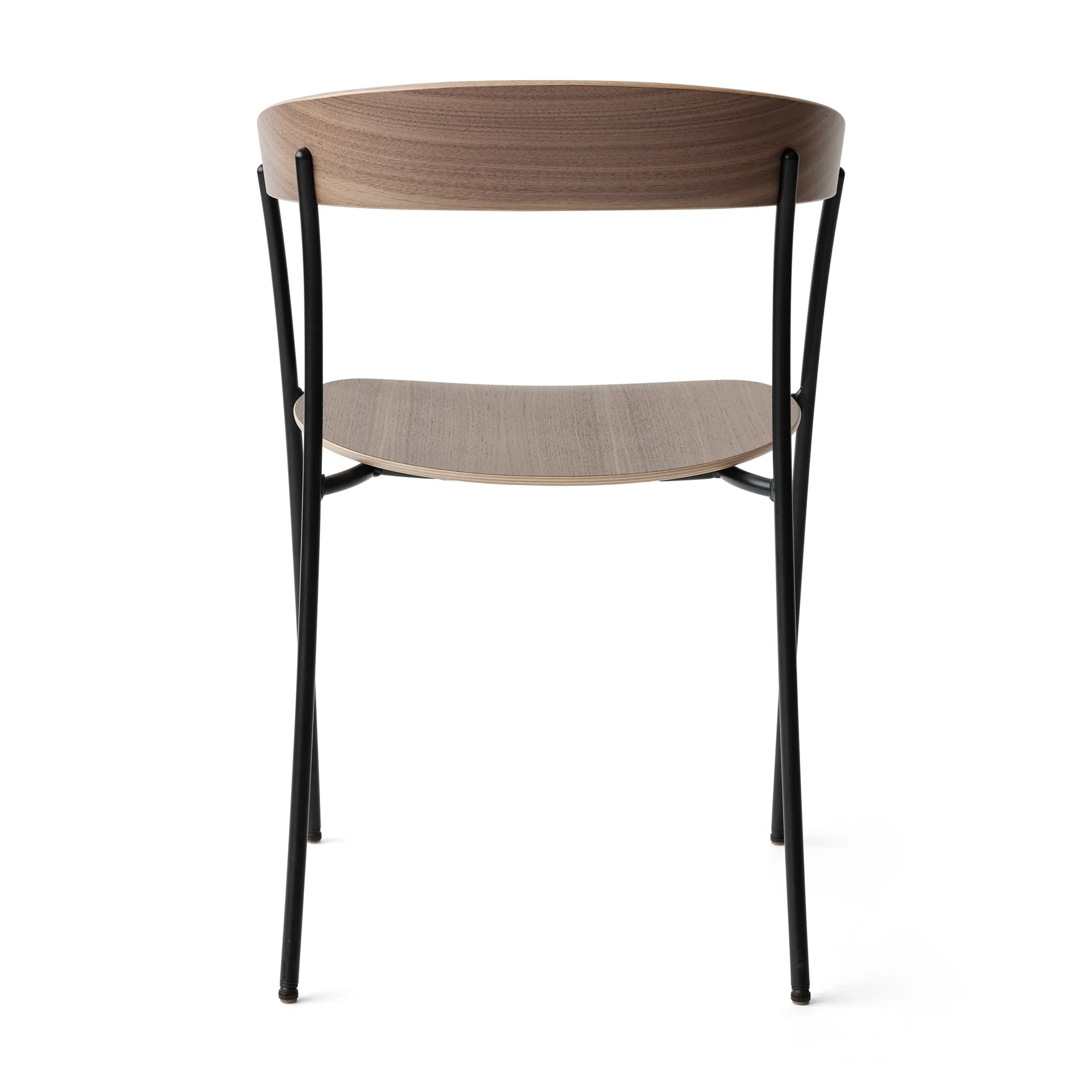 Silla con reposabrazos Missing, Nogal New Works