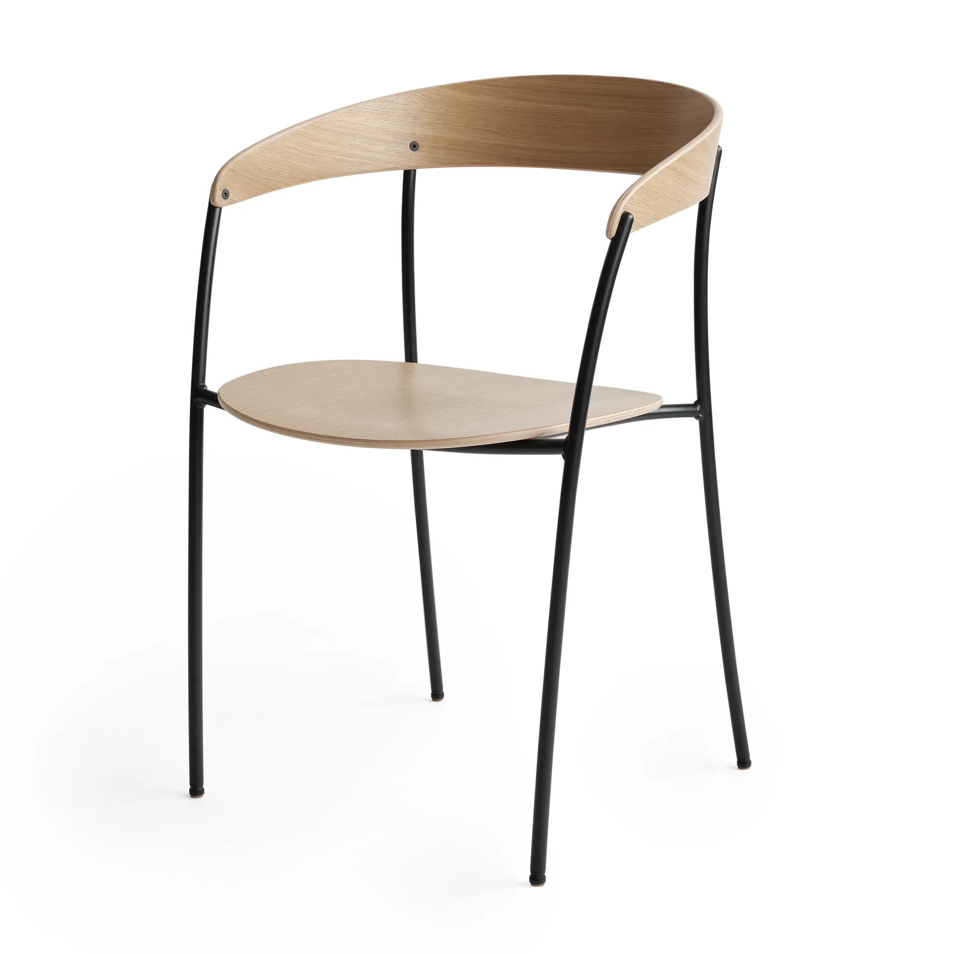 Silla con reposabrazos Missing, Roble New Works