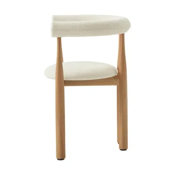 Sillón con reposabrazos Bukowski tapizado - Roble, Lana Barnum - New Works