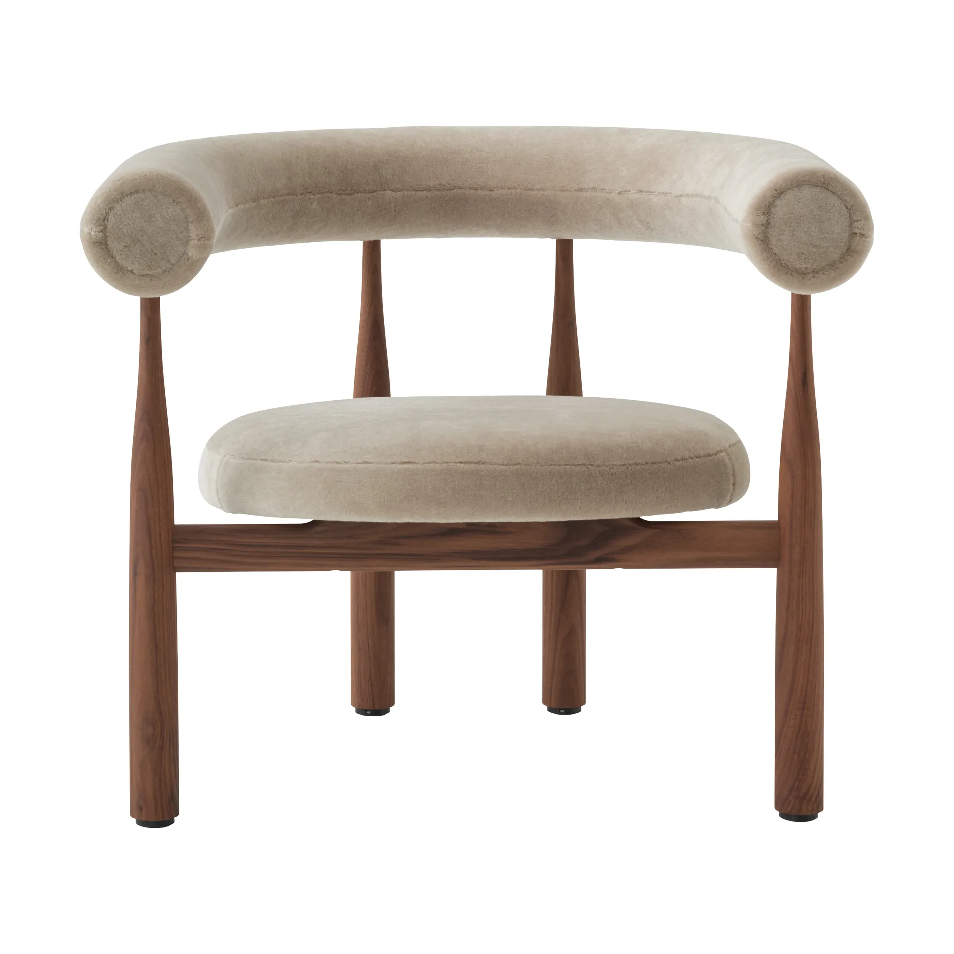 Sillón lounge Bukowski, Nogal, Rest 23 New Works