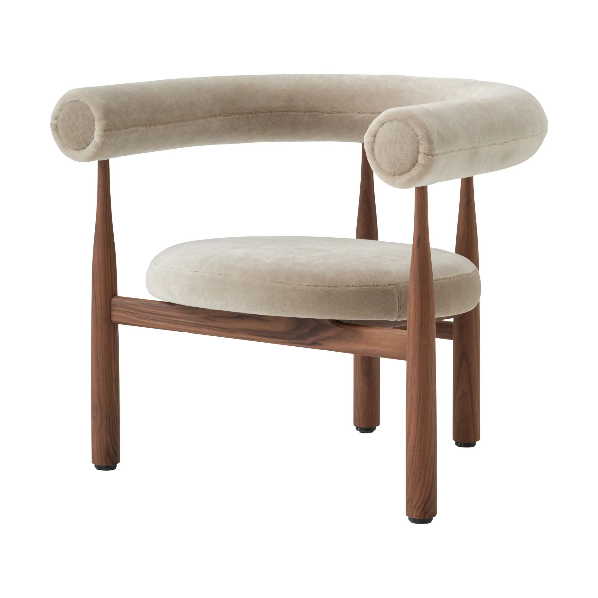 Sillón lounge Bukowski, Nogal, Rest 23 New Works