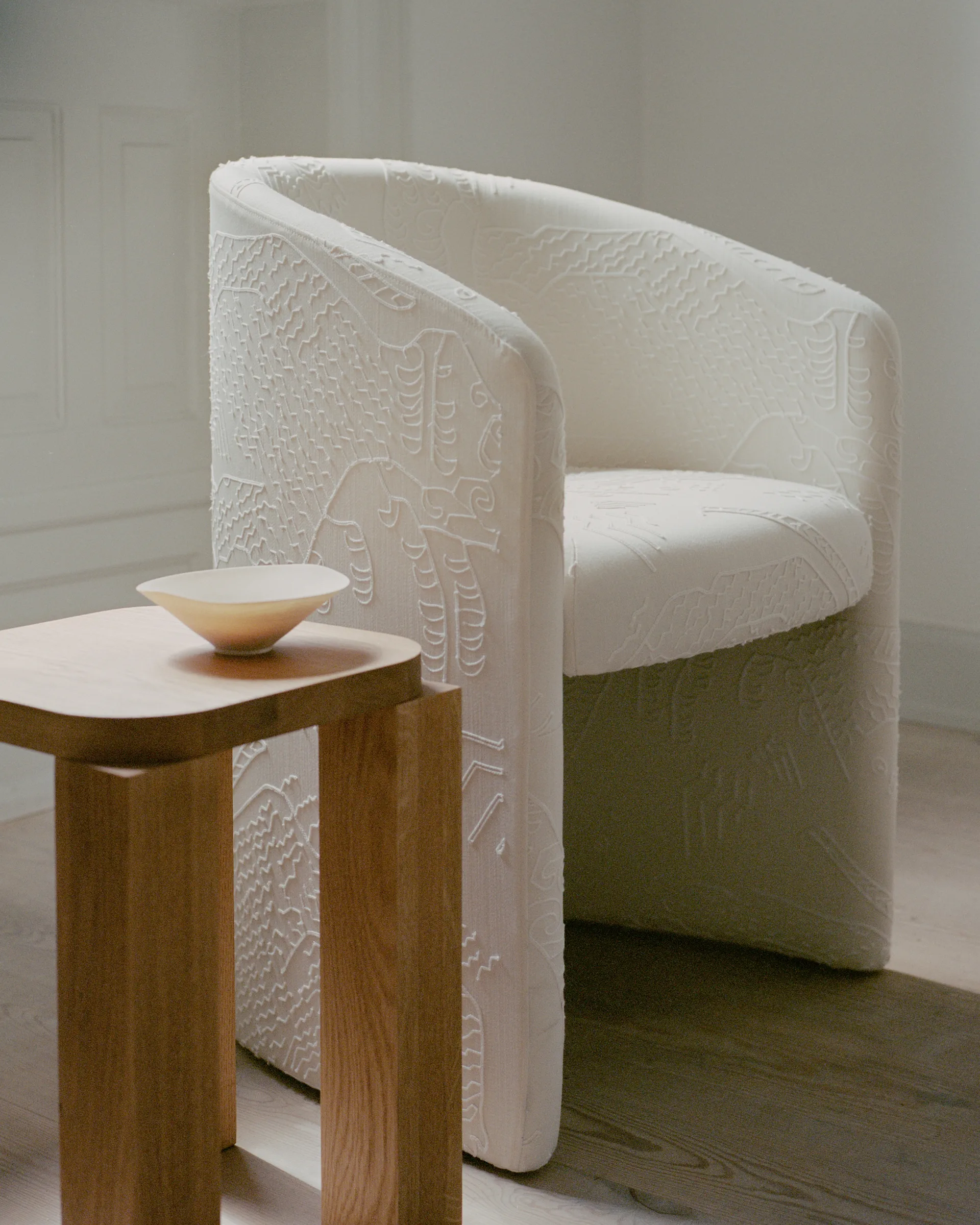 Taburete Atlas, Natural Oak New Works