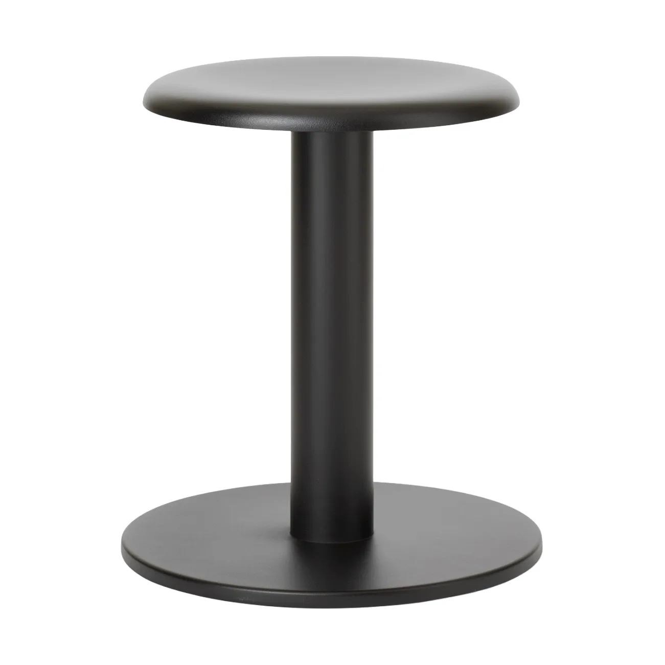 Taburete redondo Coupe, Negro, Ø40x46 cm New Works