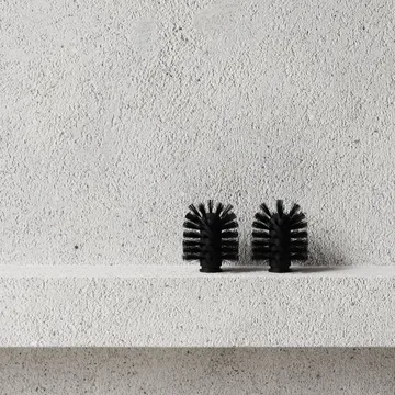 Cabezal de cepillo de WC Nichba - Black, 2-pack - Nichba