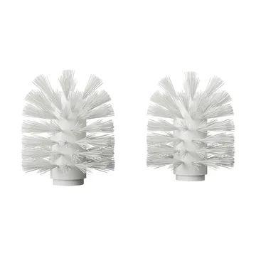 Cabezal de cepillo de WC Nichba - Blanco, 2-pack - Nichba
