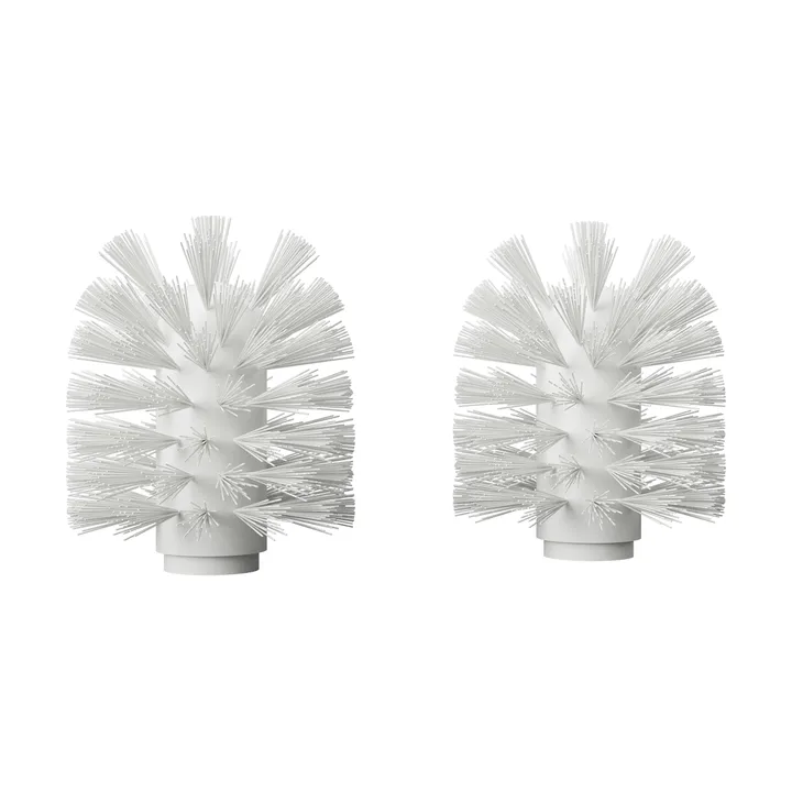 Cabezal de cepillo de WC Nichba - Blanco, 2-pack - Nichba