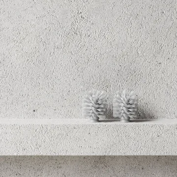 Cabezal de cepillo de WC Nichba - Blanco, 2-pack - Nichba