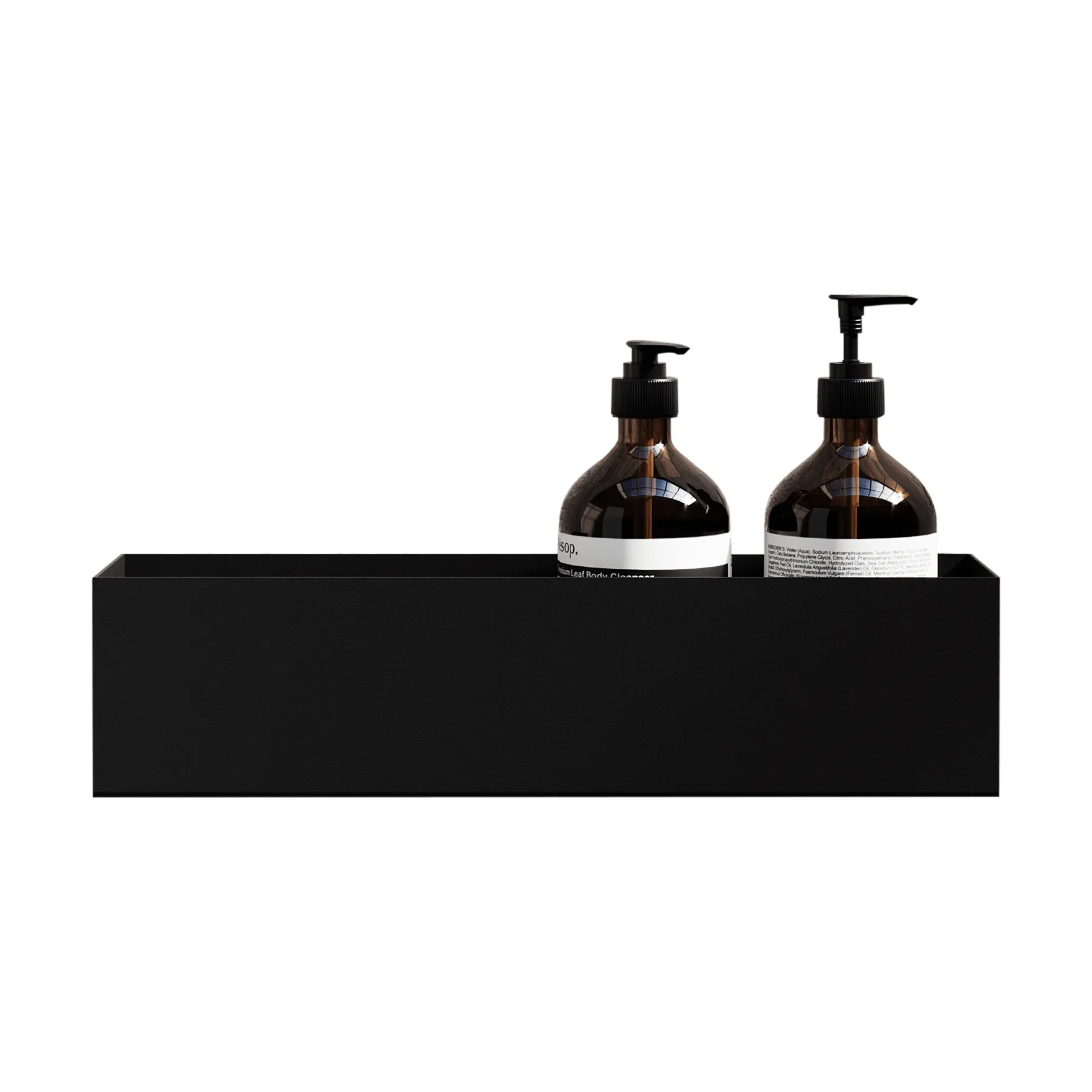 Estante de ducha Nichba, Negro, 40 cm Nichba