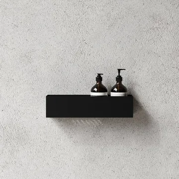 Estante de ducha Nichba - Negro, 40 cm - Nichba