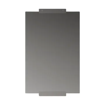 Nichba espejo de pared - Acero inoxidable cepillado, 70x50 cm - Nichba