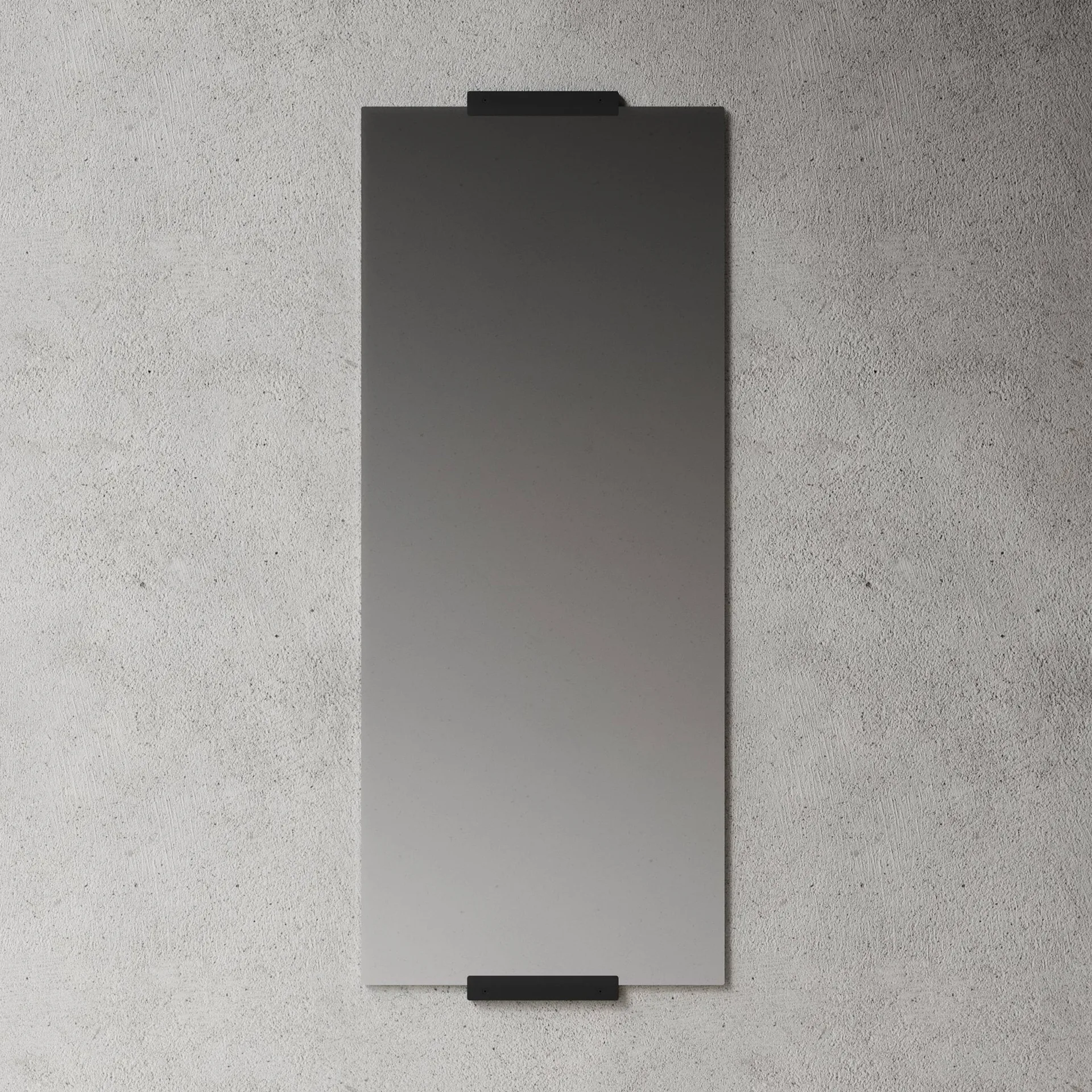 Nichba espejo de pared, Negro, 145x60 cm Nichba